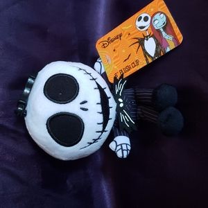 NWT Disney Jack Skellington 6" Plush with clip